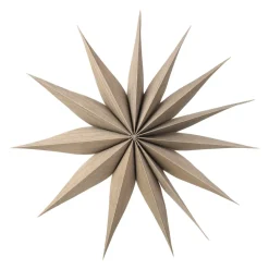Venok Christmas star 40 cm, warm grey