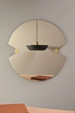 Verto mirror 70 cm, Black