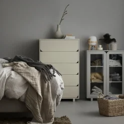 Vidja dresser 5 drawers, Sand