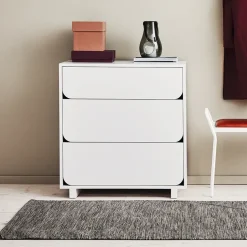 Vidja Low chest of draws, Sand. 3 box