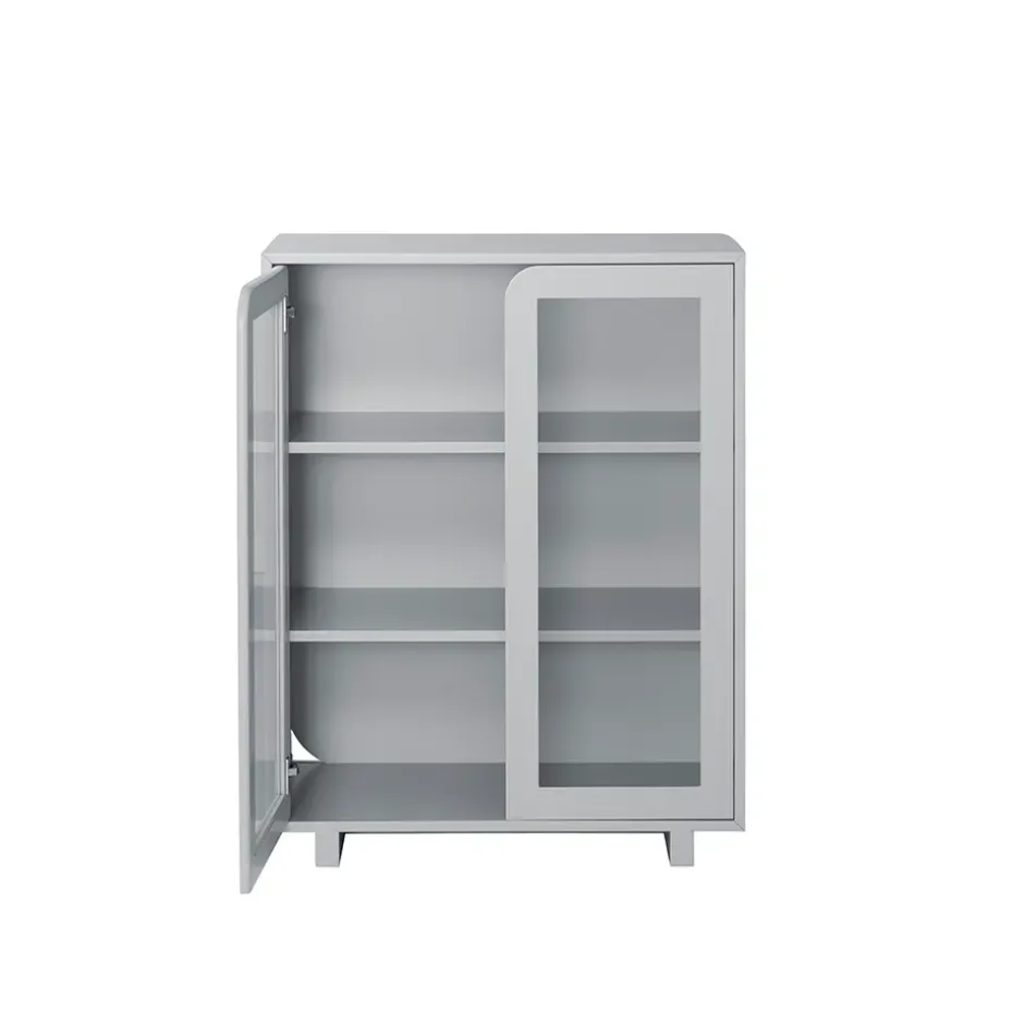 Vidja low display cabinet, Grey