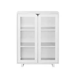 Vidja low display cabinet, White