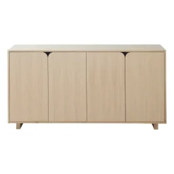 Vidja side table, White pigmented oak