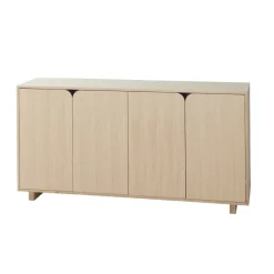 Vidja side table, White pigmented oak