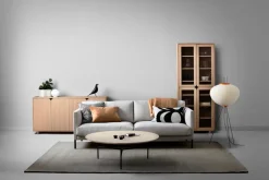 Vidja side table, White pigmented oak