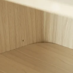 Vidja side table, White pigmented oak