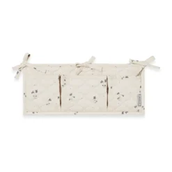 Viola Satin quilted bed pocket, 18x43 cm