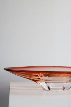 Vision saucer Ø52.5 cm, Pink-bärnsten