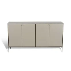 Volt sideboard 80x148 cm, Beige-stainless steel