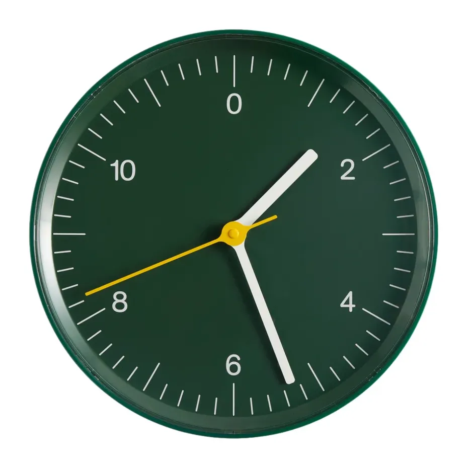Wall Clock Ø26.5 cm, Green