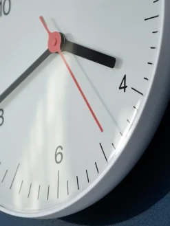 Wall Clock Ø26.5 cm, White