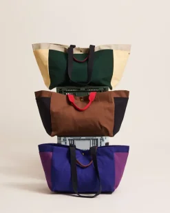 Weekend Bag Organic bag M, Electric blue multi