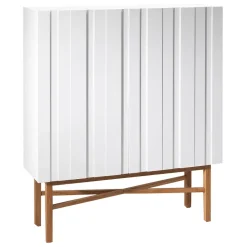 White Cabinet cabinet, oak