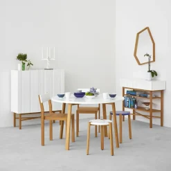 White Cabinet cabinet, oak