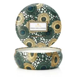 3-wick in a tin candle 60 hours, French Cade & Lavender