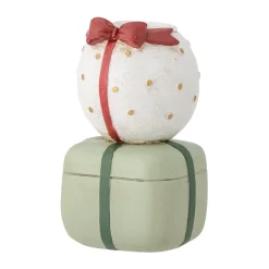 Wish candle holder, White-green