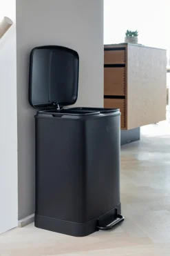 Wonda pedal bin 24 litres, Black