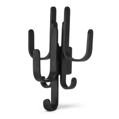 Woody hook Three, Black stained oak