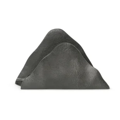 Yama letter stand, Blackened aluminum