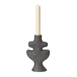 Yara candlestick small, Rustic Iron