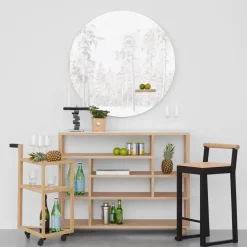 You mirror, Oiled oak
