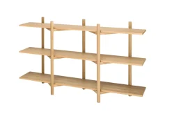 Zig Zag shelf Low 175x100 cm, Oak