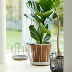 Zone Inu basket, Soft grey, large