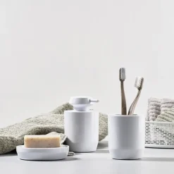Zone Suii toothbrush mug 9 cm, white